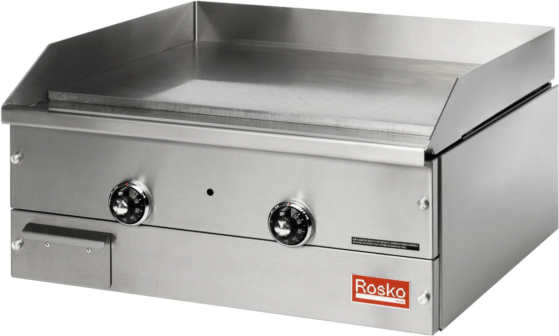 Julien - 24" Rosko Gas Countertop Griddle, 40000 BTU - RO-GCG-24