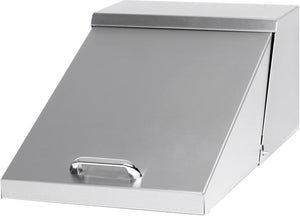Julien - Rosko 12'' x 20'' Roll Top Cover for Steam Table, Stainless Steel - RO-ACC-STFE-RTC14