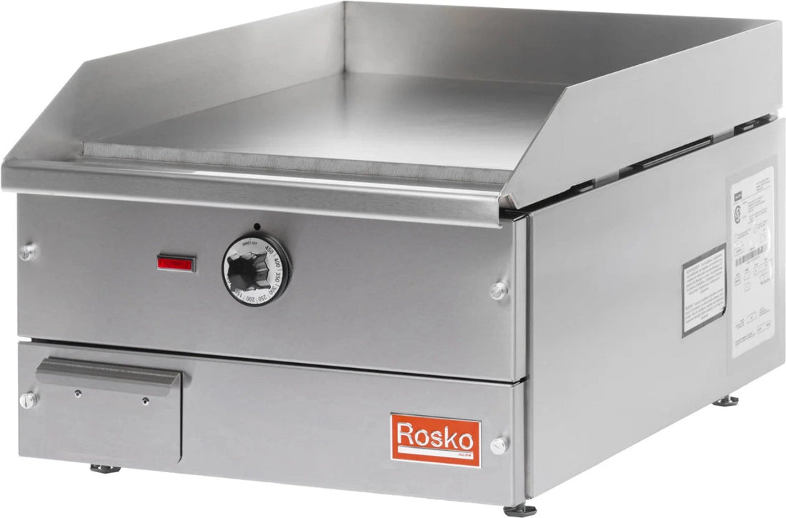 Julien - Rosko 18" Electric Countertop Griddle, 4000 W, 208 V - RO-GCE-18-1