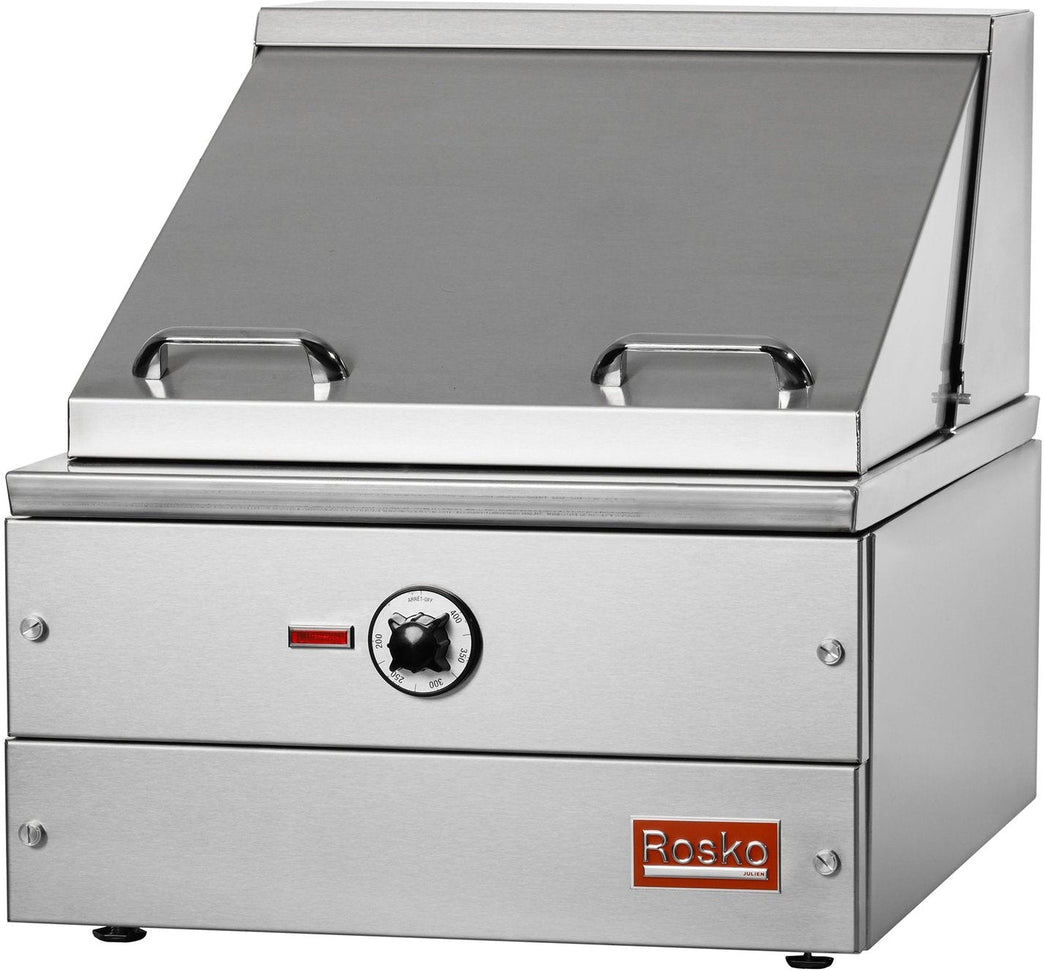 Julien - Rosko 18" Electric Countertop Steamer, 2000 W, 208 V - RO-HDSCE-18-1