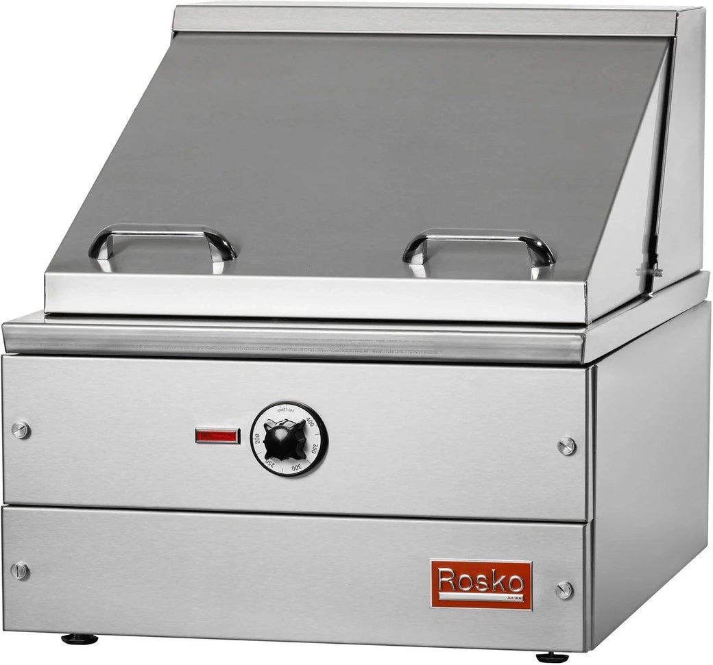 Julien - Rosko 18" Electric Countertop Steamer, 2000 W, 240 V - RO-HDSCE-18-2