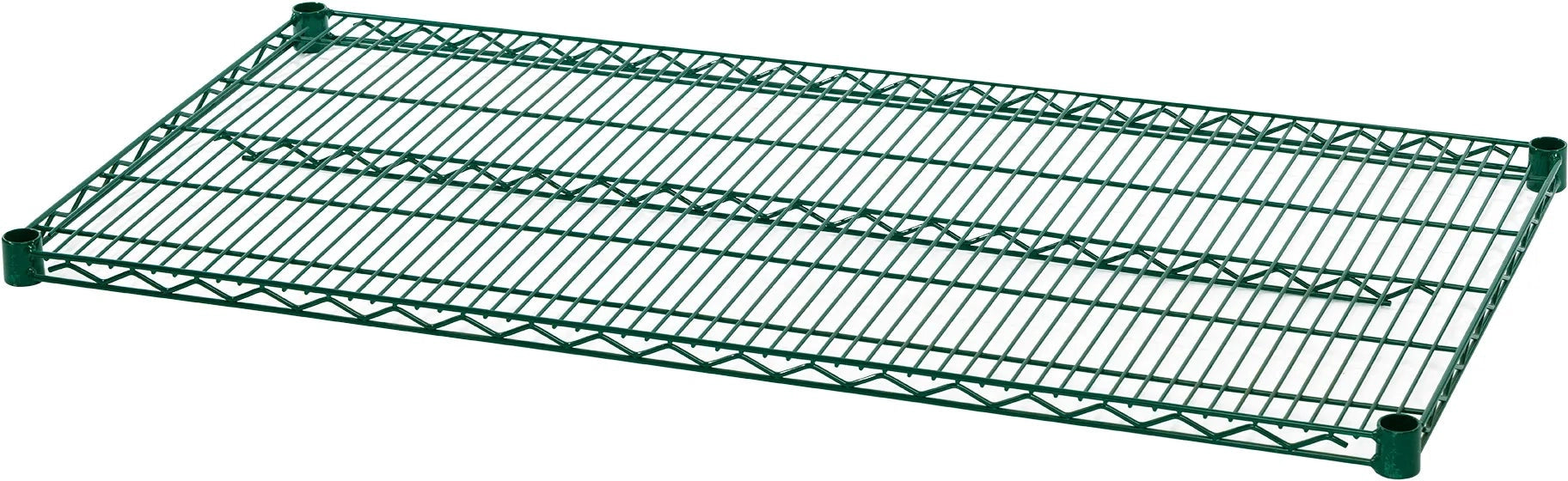 Julien - Rosko 24" x 18" Shelf for Wire Shelving, Green Epoxy - RO-WS-S2418-GE