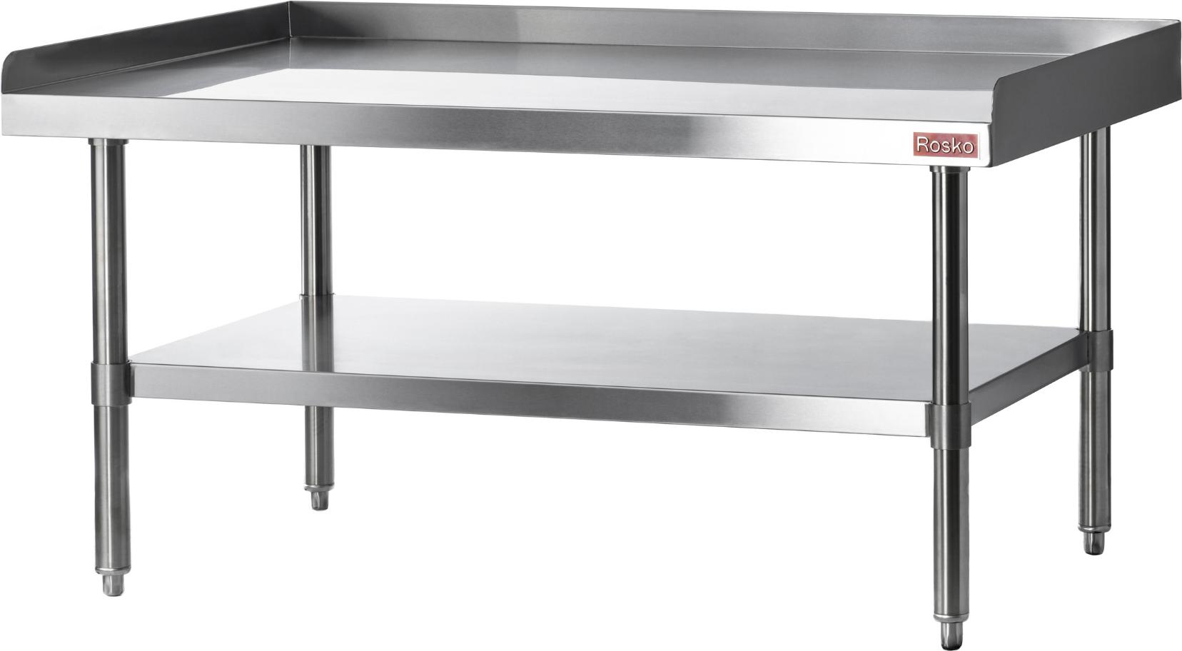 Julien - Rosko 24" x 24" Equipment Stand, Stainless Steel - RO-ES-2424