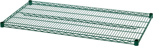 Julien - Rosko 30" x 18" Shelf for Wire Shelving, Green Epoxy - RO-WS-S3018-GE