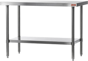 Julien - Rosko 30" x 30" Worktable, Stainless Steel - RO-WT-3030