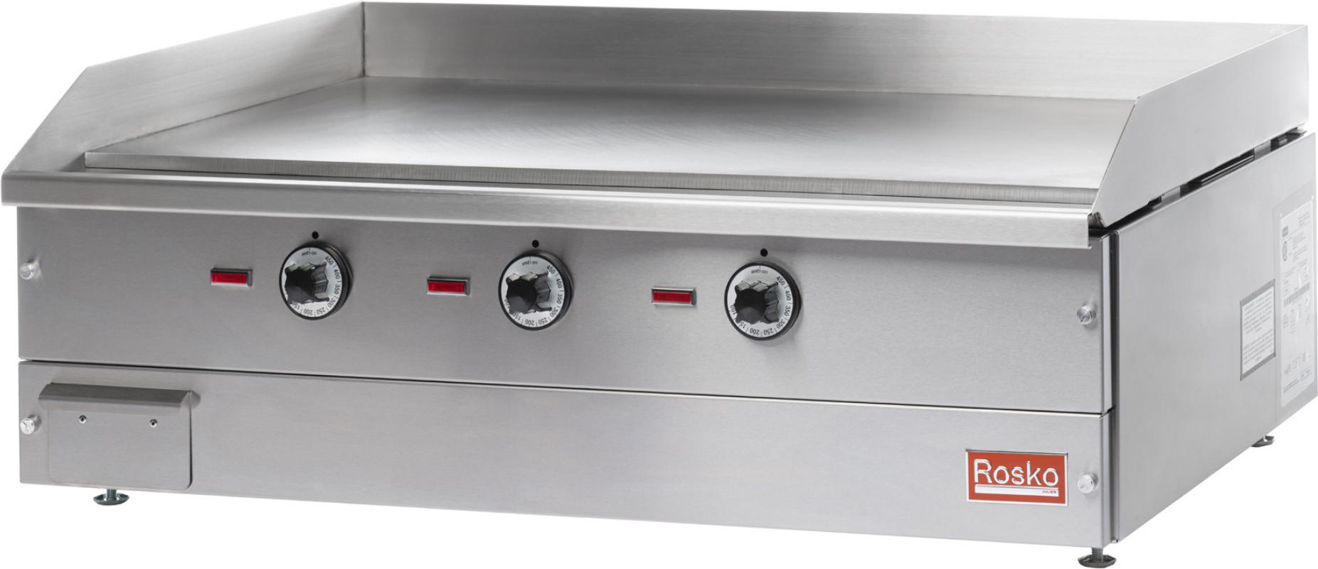 Julien - Rosko 36" Electric Countertop Griddle 12000 W 208 V Chrome Plated - RO-GCE-36-1-CP