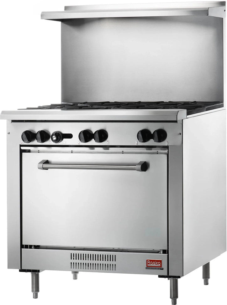 Julien - Rosko 36" Gas Floor Range, 128000 BTU - RO-RFG-36