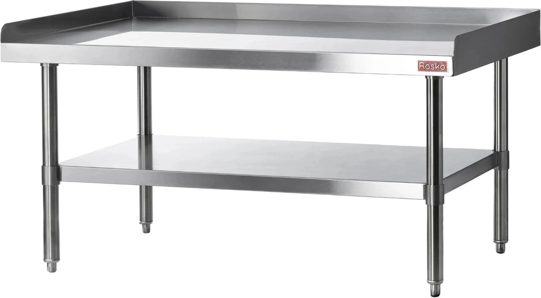 Julien - Rosko 36" x 30" Equipment Stand, Stainless Steel - RO-ES-3630