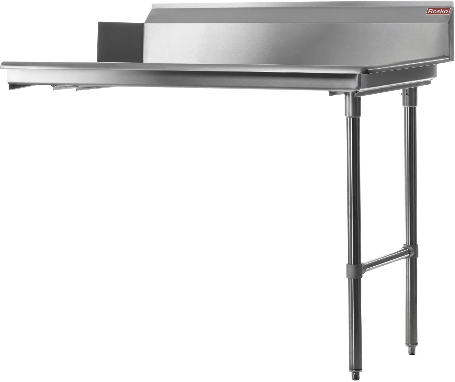 Julien - Rosko 48" x 30" Clean Dish Table, Right Side, Stainless Steel - RO-CDT-4830-R