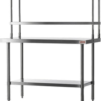Julien - Rosko 72" x 12" Additional Shelf, Stainless Steel - RO-OSD-7212