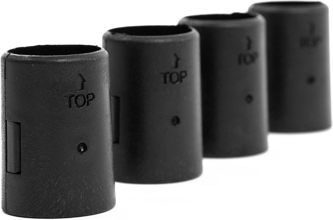 Julien - Rosko, Pack of 4 Clips for Wire Shelving, Black - RO-ACC-WS-4CLIP