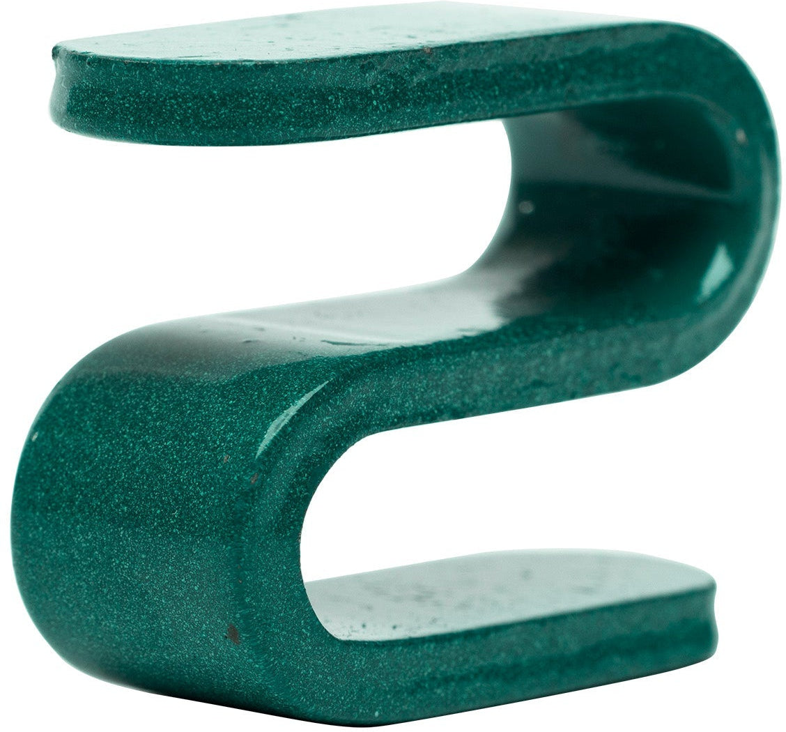 Julien - Rosko S-Hook for Wire Shelving, Green Epoxy (Hooks Sold Individually) - RO-ACC-WS-HOOK-GE