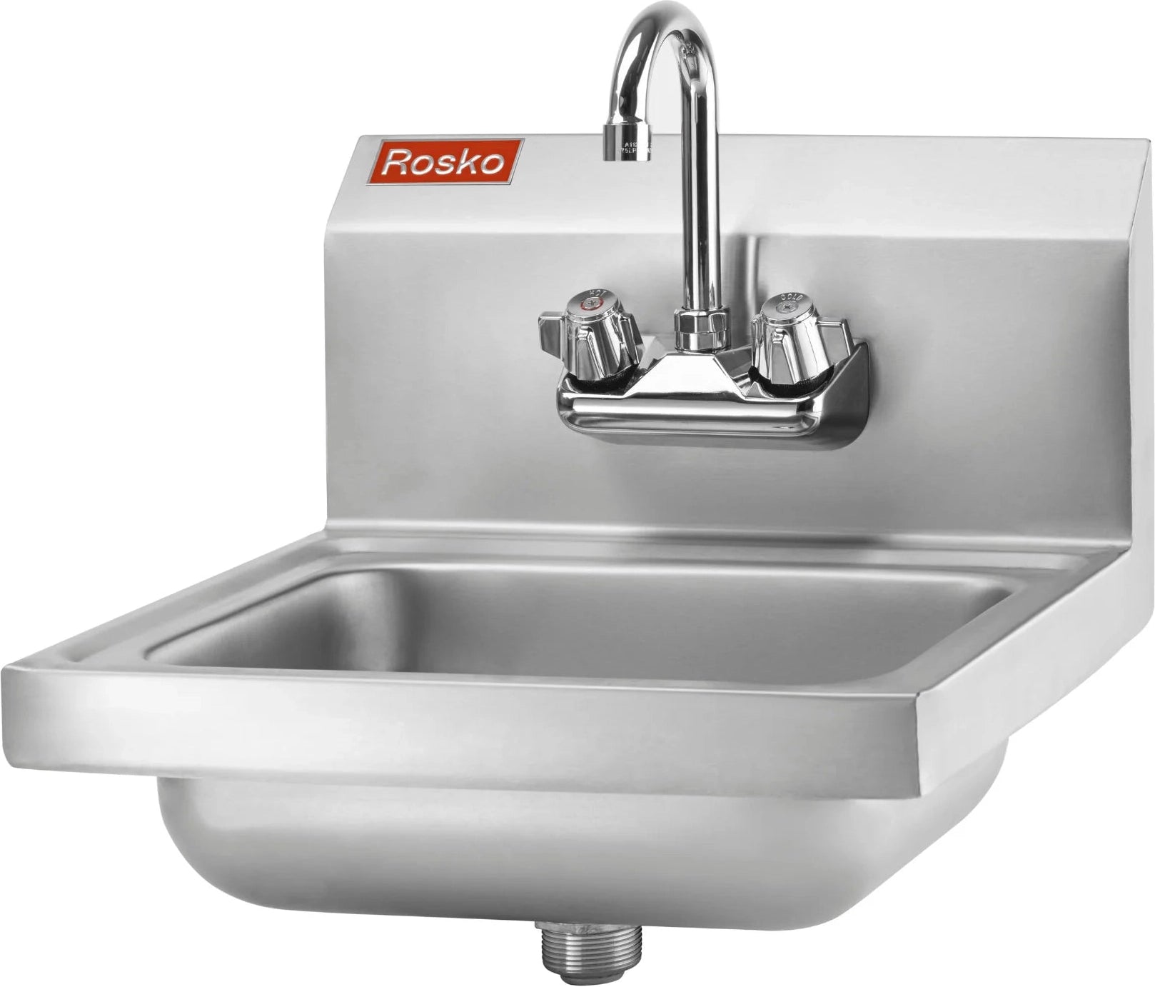 Julien - Rosko Wall Mounted Hand Sink with Faucet, Stainless Steel - RO-WMHS-1410