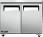 Juneau - 60″ Undercounter Refrigerator Double Doors Stainless Steel, 8.9 Cu.Ft. Capacity - 58016 - DISCONTINUED