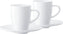 Jura - 2 PC White Coffee Cups & Saucers - 66499