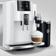 Jura - 2X Warranty! E8 Automatic Coffee Machine Piano White + $130 Gift Card - 15341