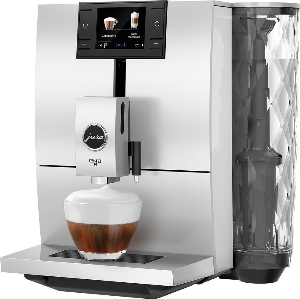 Jura - 2X Warranty! ENA 8 Automatic Coffee Machine Nordic White + $115 Gift Card - 15284