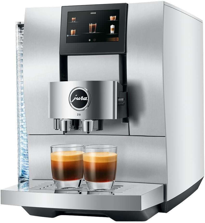 Jura - Z10 Automatic Hot & Cold Aluminum White Coffee Brewer with FREE $240 Gift Card - 15361