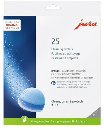Jura - 3-Phase Cleaning Tablets, Pack Of 25 - 25053