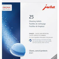 Jura - 3-Phase Cleaning Tablets, Pack Of 25 - 25053