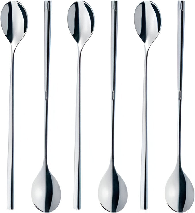 Jura - 6 PC Stainless Steel Latte Macchiato Spoons Gift Box - 67386