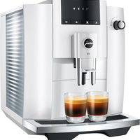 Jura - E4 Automatic Coffee Machine Piano White - 15560