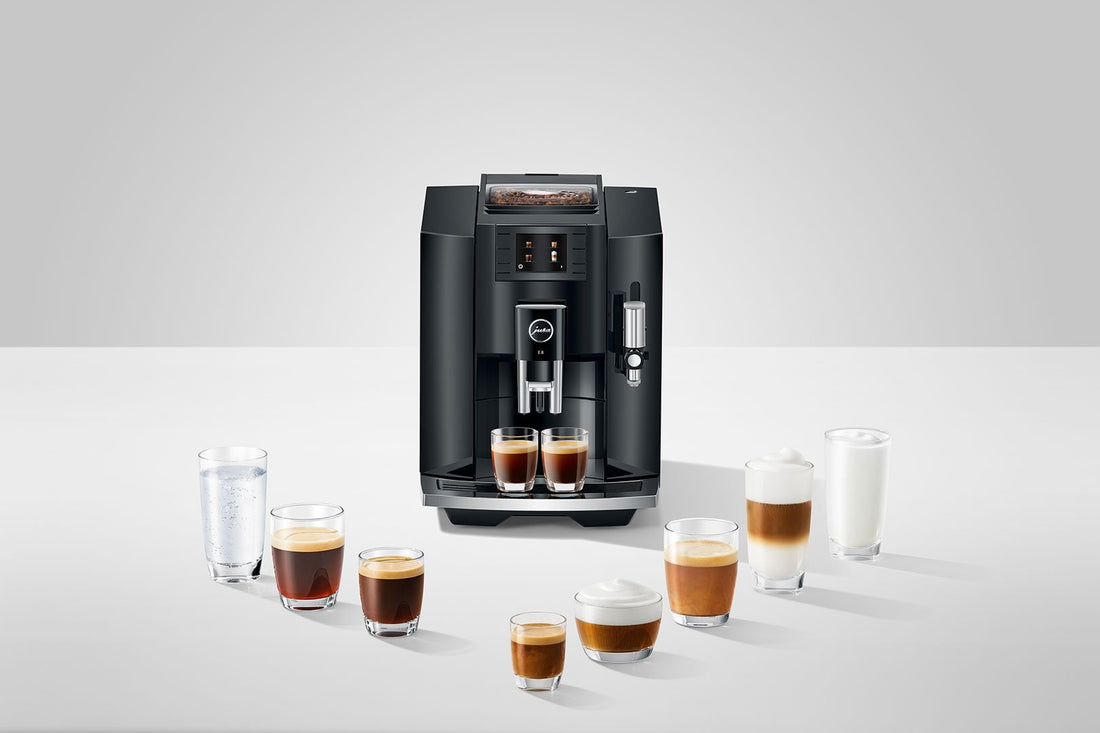 Jura - E8 Automatic Coffee Machine Piano Black - 15648