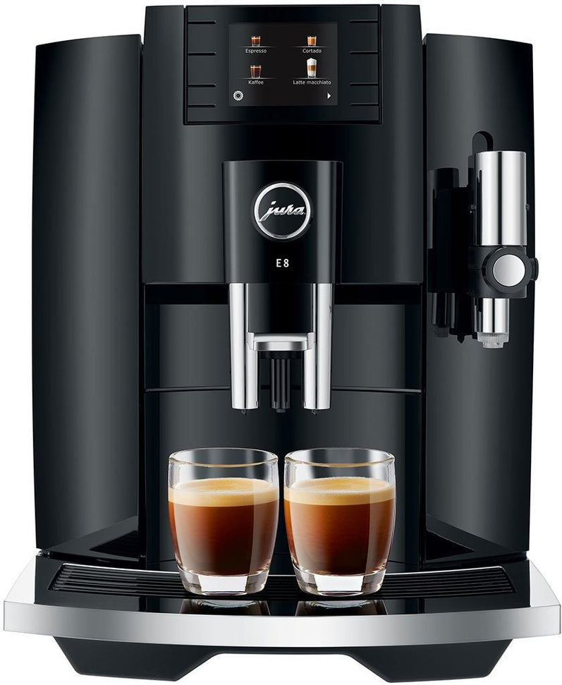 Jura - E8 Automatic Coffee Machine Piano Black - 15648