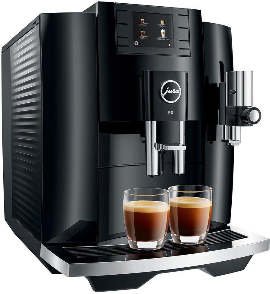 Jura - E8 Automatic Coffee Machine Piano Black - 15648