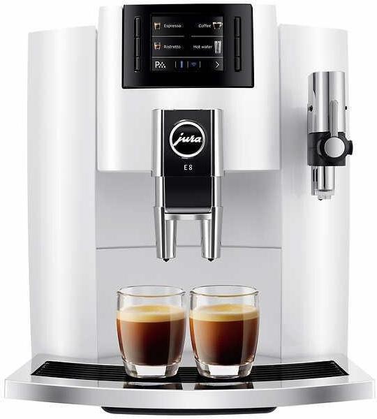 Jura - E8 Automatic Coffee Machine Piano White - 15683