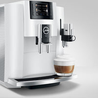 Jura - E8 Automatic Coffee Machine Piano White - 15683
