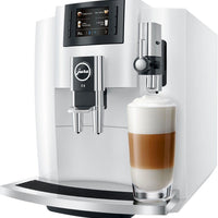 Jura - E8 Automatic Coffee Machine Piano White - 15683 - DISCONTINUED