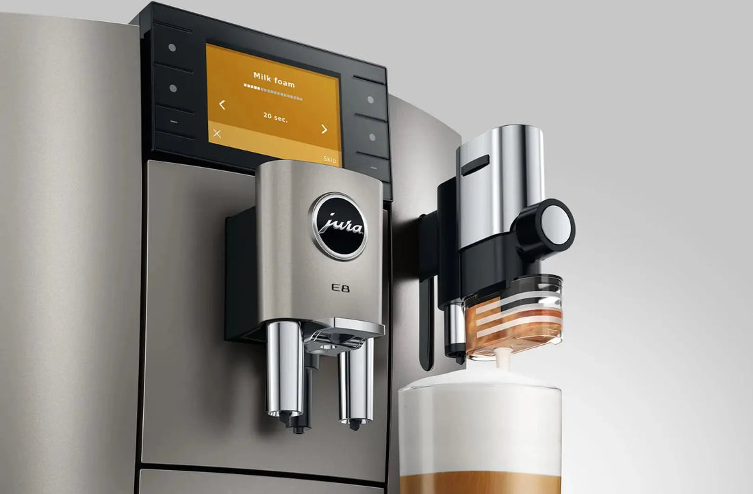 Jura - E8 NAD Automatic Coffee Machine Midnight Silver - 15722