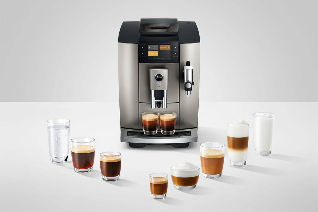Jura - E8 NAD Automatic Coffee Machine Midnight Silver - 15722