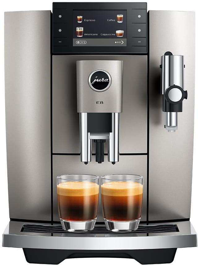Jura - E8 NAD Automatic Coffee Machine Midnight Silver - 15722