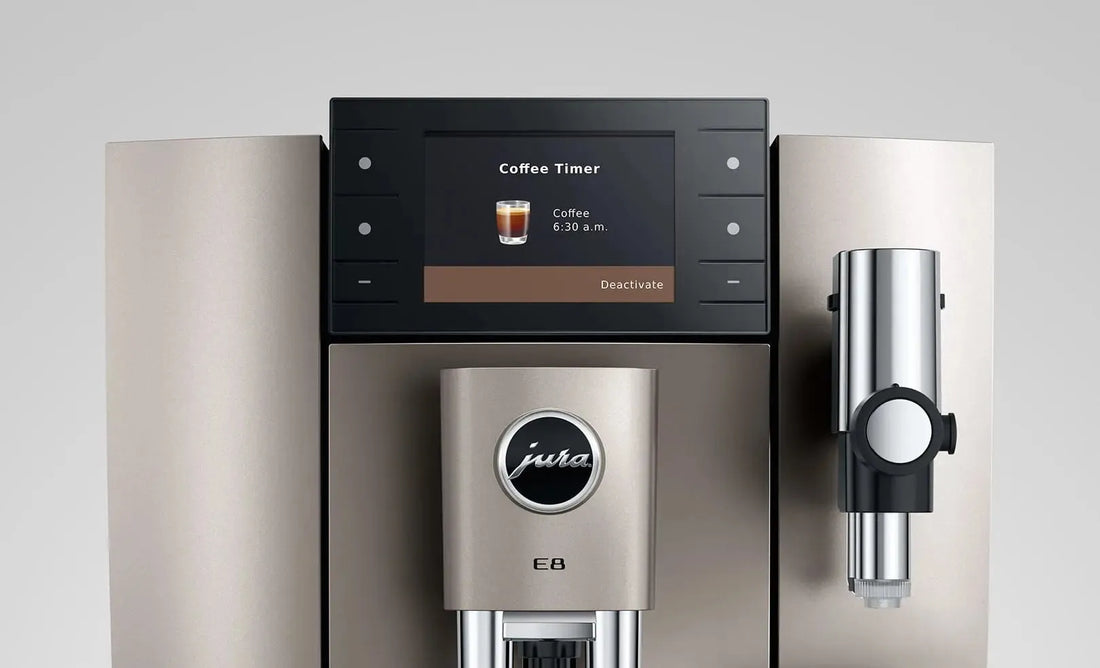 Jura - E8 NAD Automatic Coffee Machine Midnight Silver - 15722