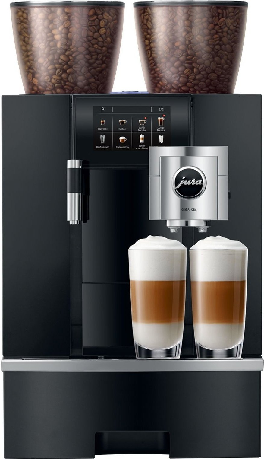 Jura - GIGA X8 Professional G2 Aluminum Black Automatic Coffee Machine - 15392