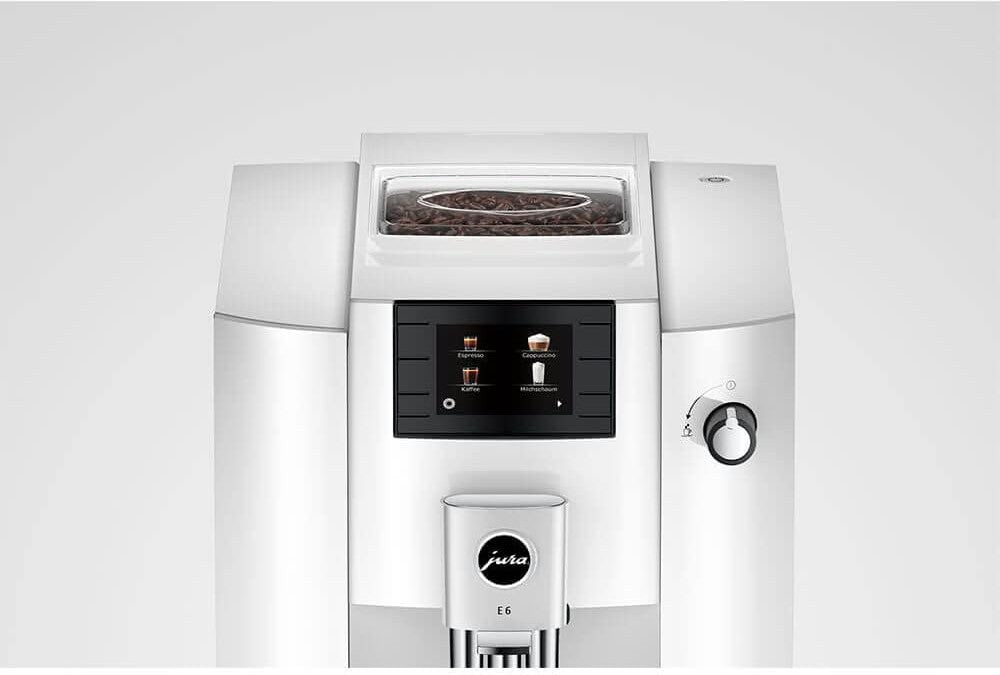 Jura - Impressa E6 Automatic Coffee Machine Piano White - 15559 - DISCONTINUED
