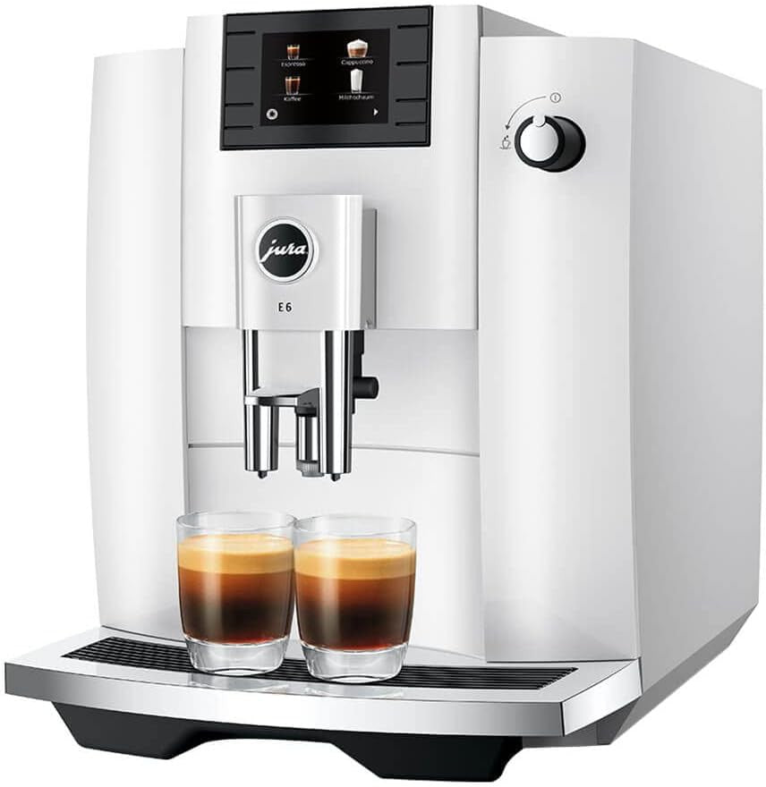 Jura - Impressa E6 Automatic Coffee Machine Piano White - 15559 - DISCONTINUED