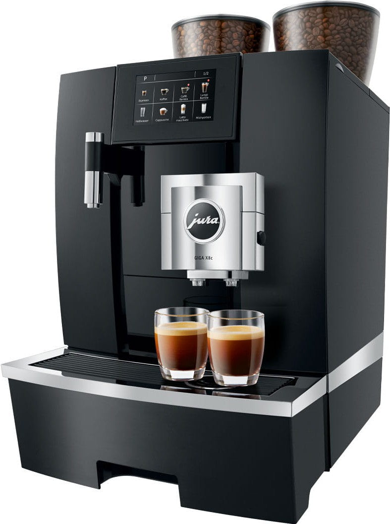 Jura - Impressa GIGA X8c Professional G2 Automatic Coffee Machine Aluminum Black - 15692