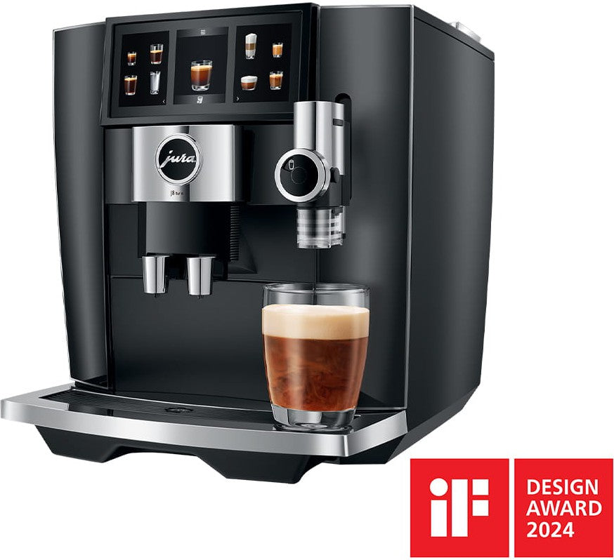 Jura - Impressa J8 Twin Automatic Coffee Machine Diamond Black - 15658 - DISCONTINUED