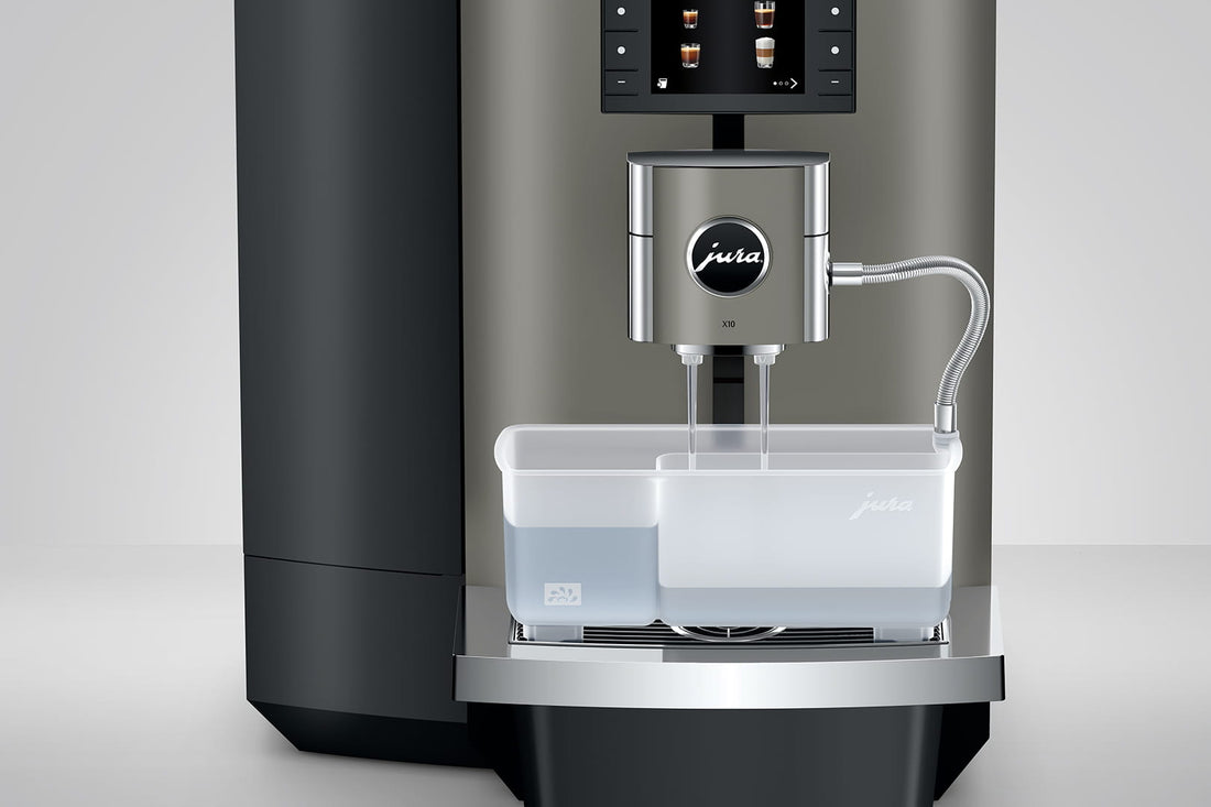 Jura - Impressa X10 Professional Twin Automatic Coffee Machine Dark Inox - 15783