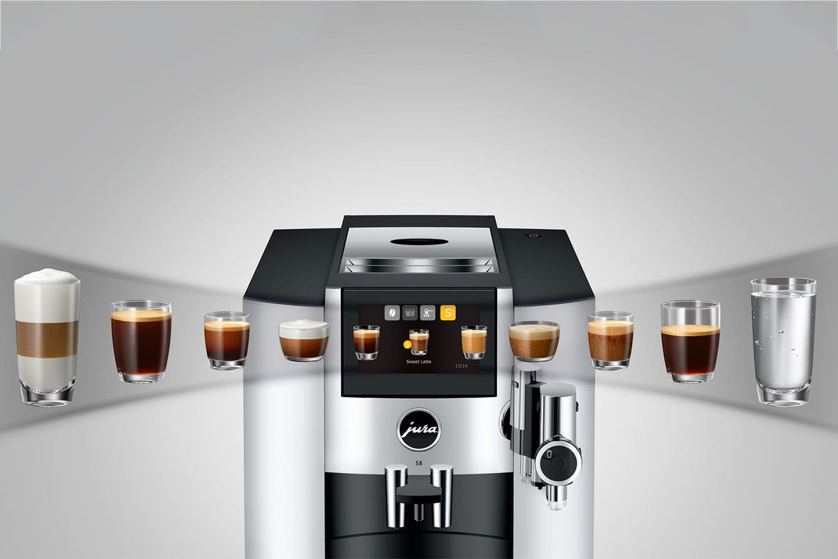Jura - S8 Chrome Automatic Coffee Machine - 15653