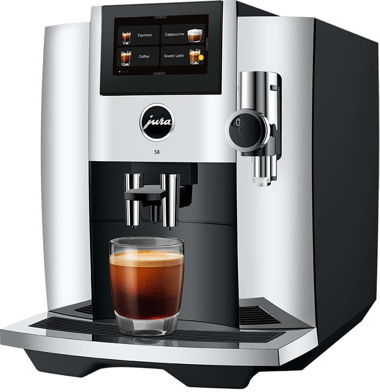 Jura - S8 Chrome Automatic Coffee Machine - 15653