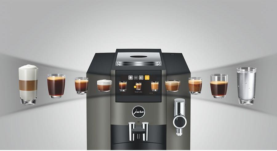 Jura - S8 Dark Inox Automatic Coffee Machine Black - 15755