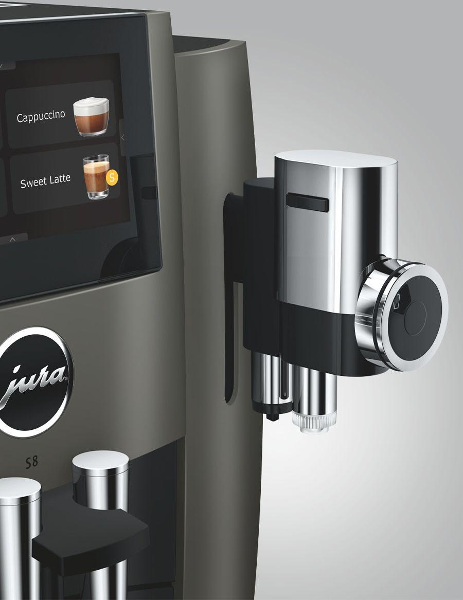 Jura - S8 Dark Inox Automatic Coffee Machine Black - 15755