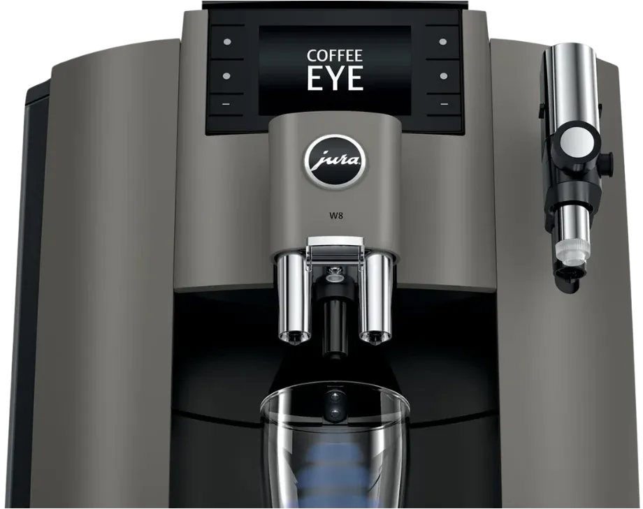 Jura - W8 Dark Inox Professional Coffee Machine - 15650