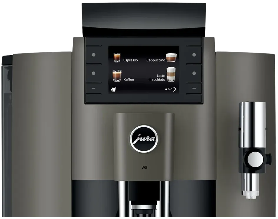 Jura - W8 Dark Inox Professional Coffee Machine - 15650