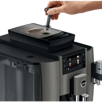 Jura - W8 Dark Inox Professional Coffee Machine - 15650