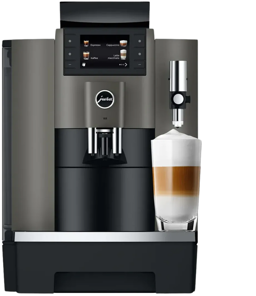 Jura - W8 Dark Inox Professional Coffee Machine - 15650